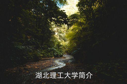  湖北理工大学简介