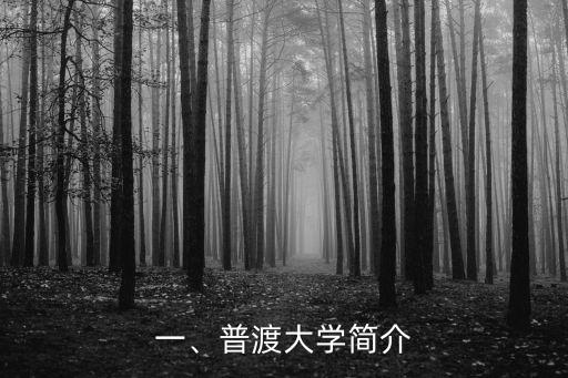 一、普渡大学简介