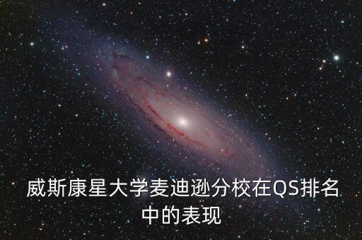  威斯康星大学麦迪逊分校在QS排名中的表现