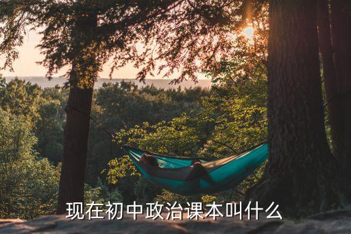 现在初中政治课本叫什么