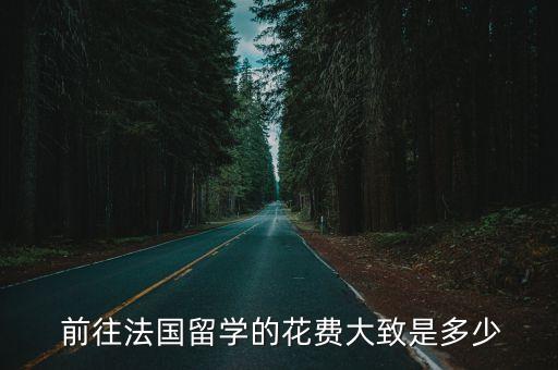  前往法国留学的花费大致是多少