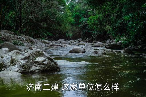 济南二建 这家单位怎么样