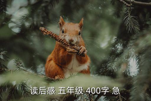 读后感 五年级 400字 急