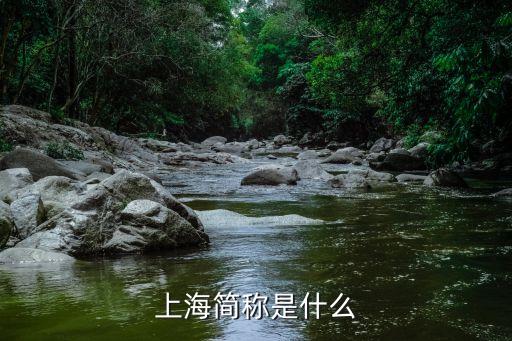 上海简称是什么