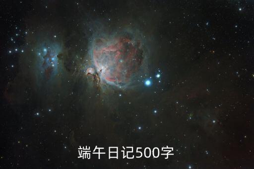 端午日记500字