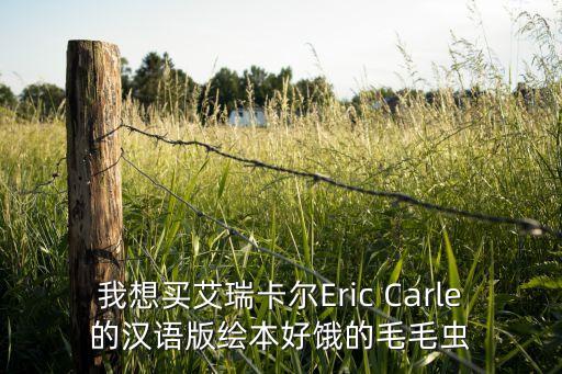 我想买艾瑞卡尔Eric Carle的汉语版绘本好饿的毛毛虫