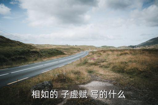 相如的 子虚赋 写的什么