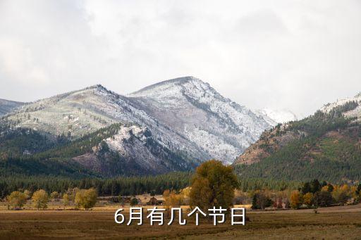 6月有几个节日