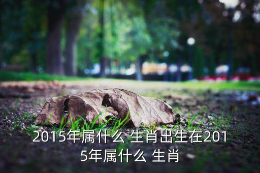 2015年属什么 生肖出生在2015年属什么 生肖