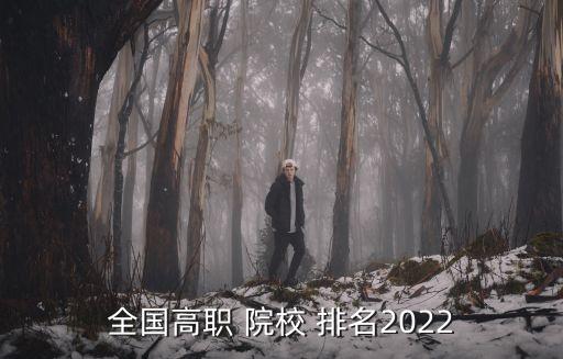 全国高职 院校 排名2022