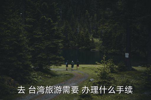 去 台湾旅游需要 办理什么手续