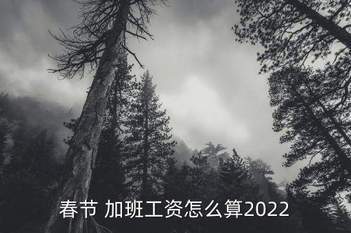 春节 加班工资怎么算2022