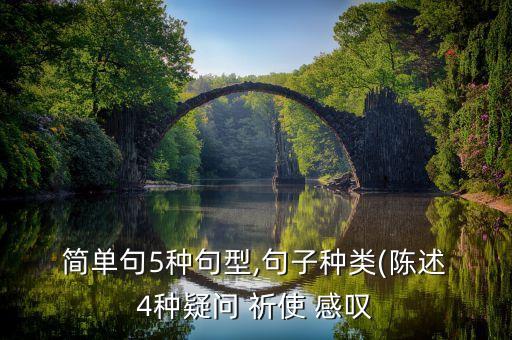  简单句5种句型,句子种类(陈述 4种疑问 祈使 感叹