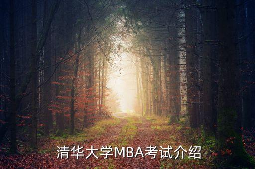  清华大学MBA考试介绍