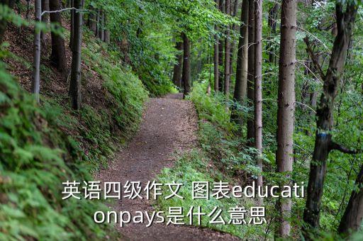  英语四级作文 图表educationpays是什么意思