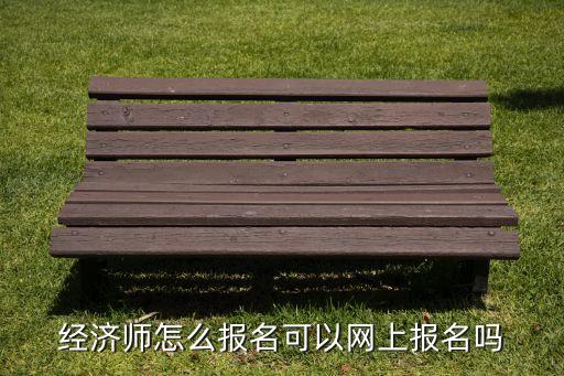 经济师怎么报名可以网上报名吗