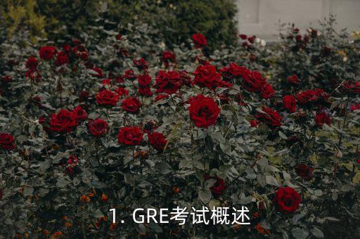 1. GRE考试概述