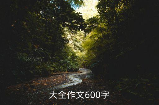 大全作文600字