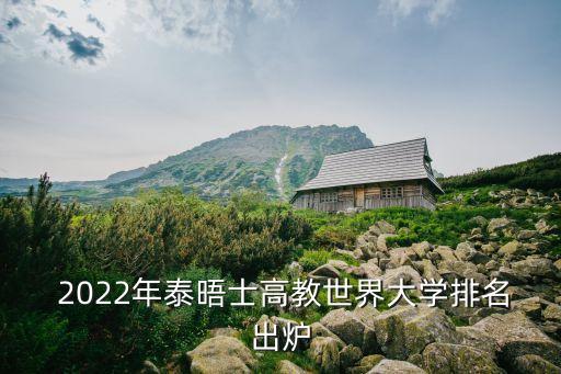  2022年泰晤士高教世界大学排名出炉